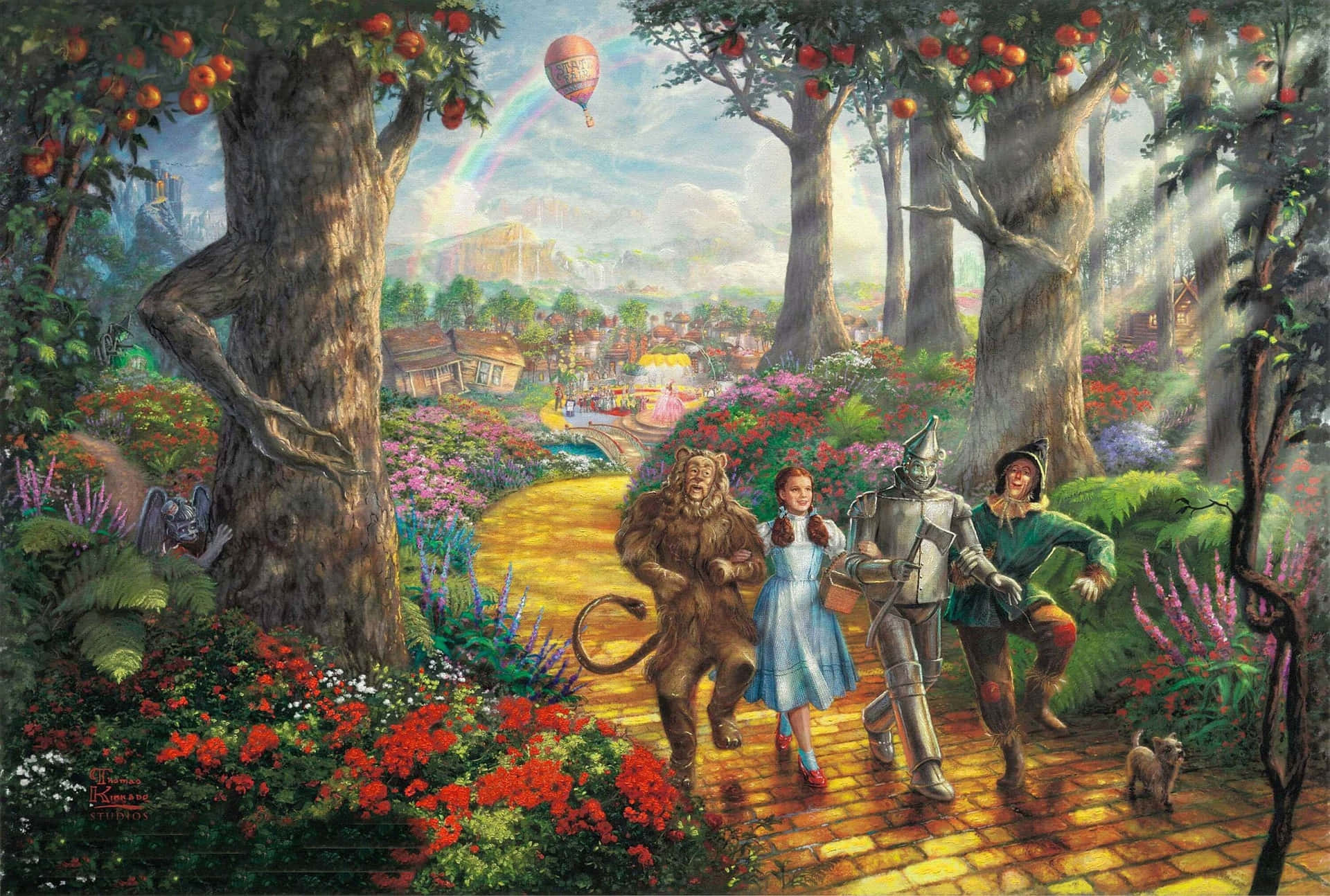 The Wizard Of Oz Jigsaw Puzzle Wallpaper