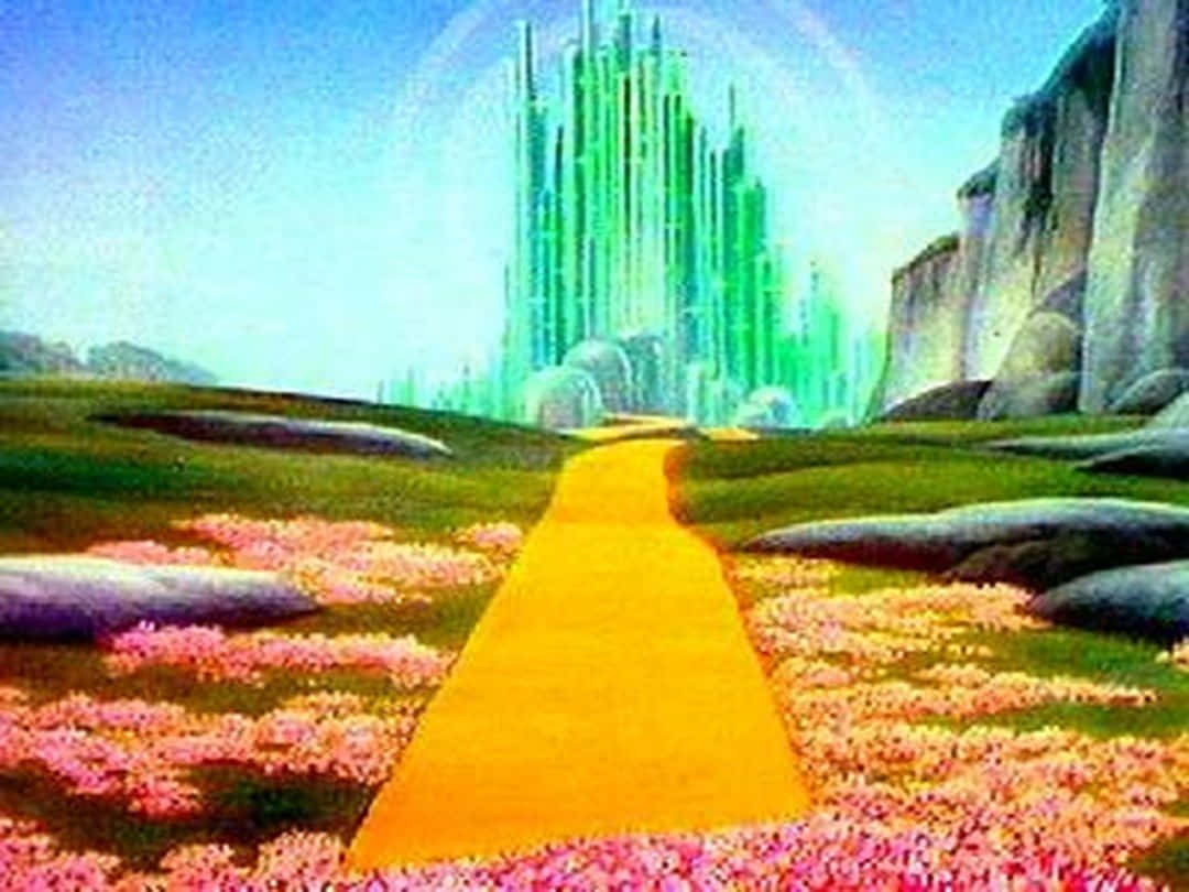 Trollmennet fra Oz fiktive Emerald City maler din skjerm Wallpaper