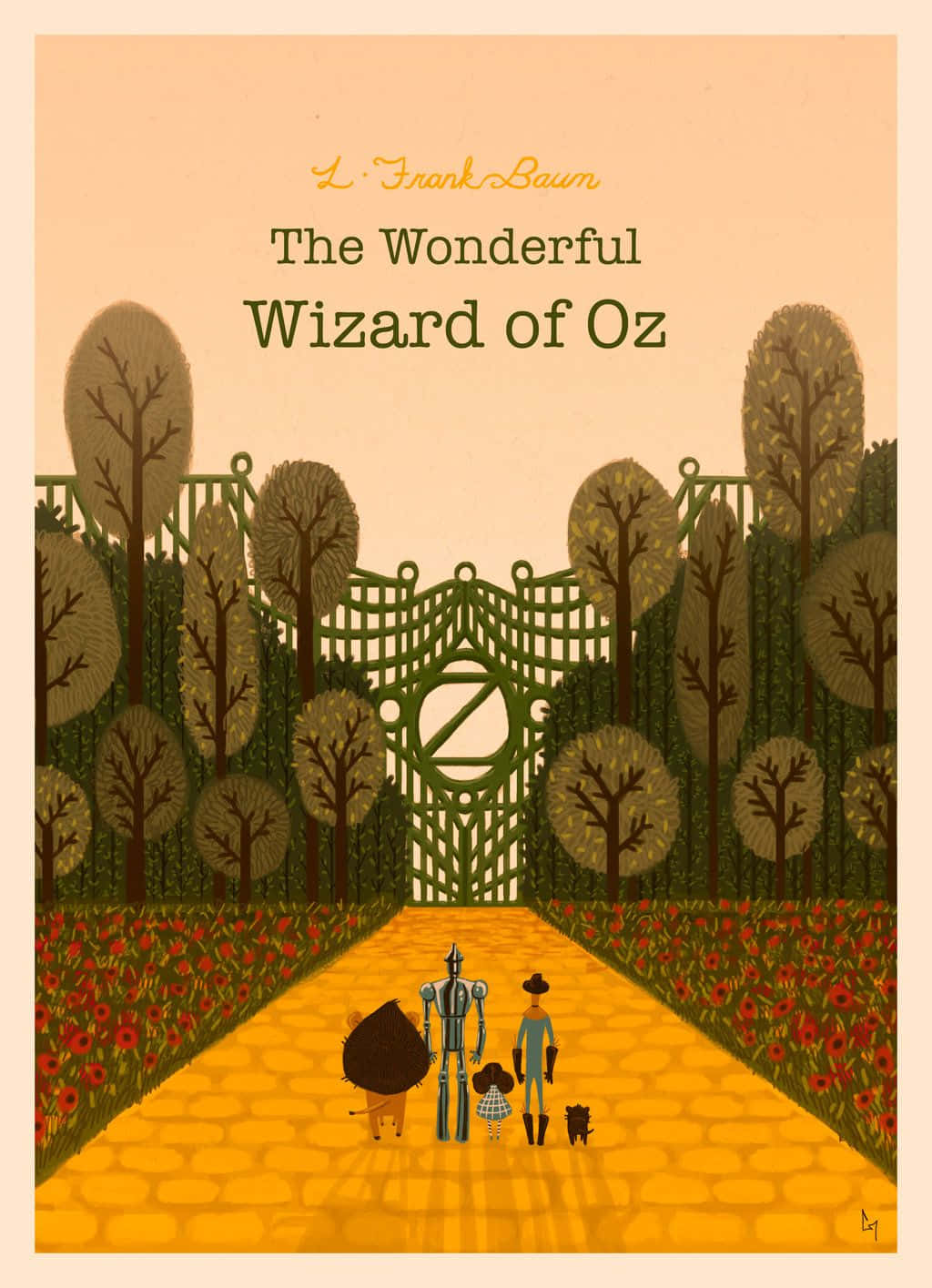 Buchumschlagkunstwerk Des Zauberers Von Oz Wallpaper