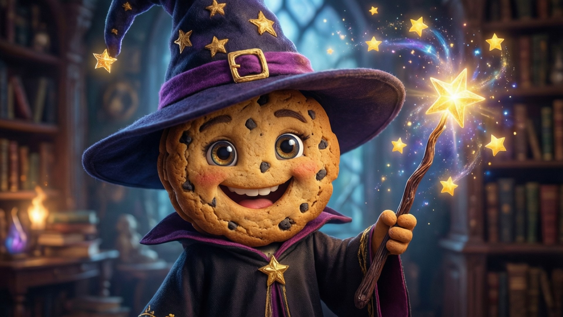 Wizard Smart Cookie Wallpaper