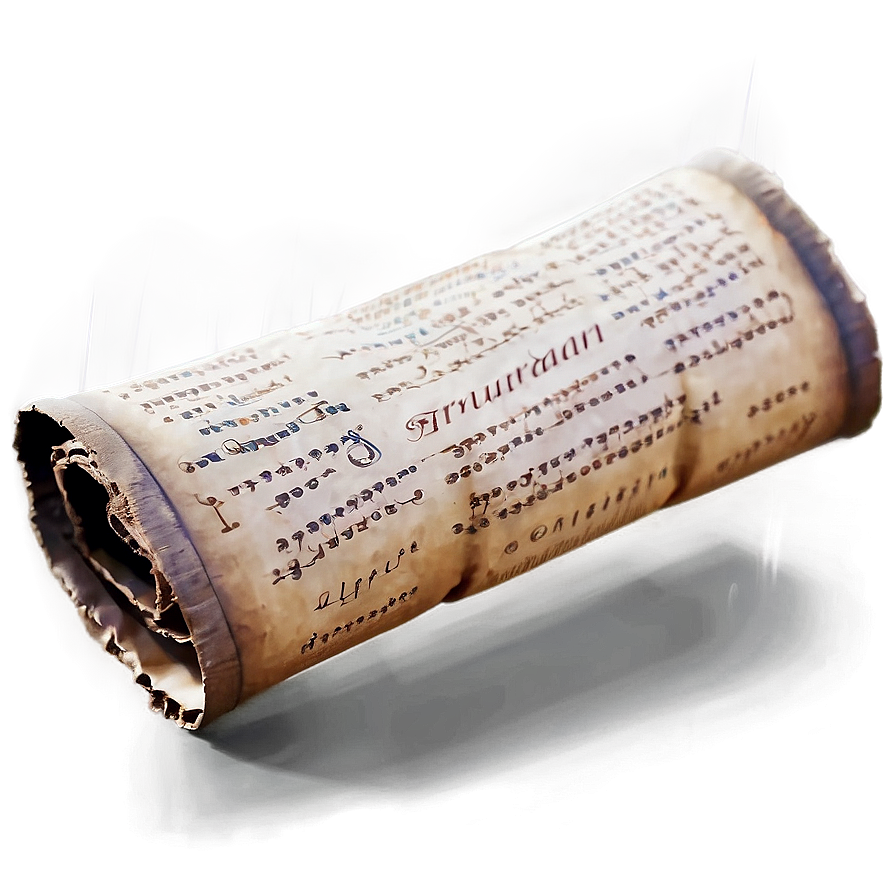 Wizard Spell Scroll Paper Png 06262024 PNG