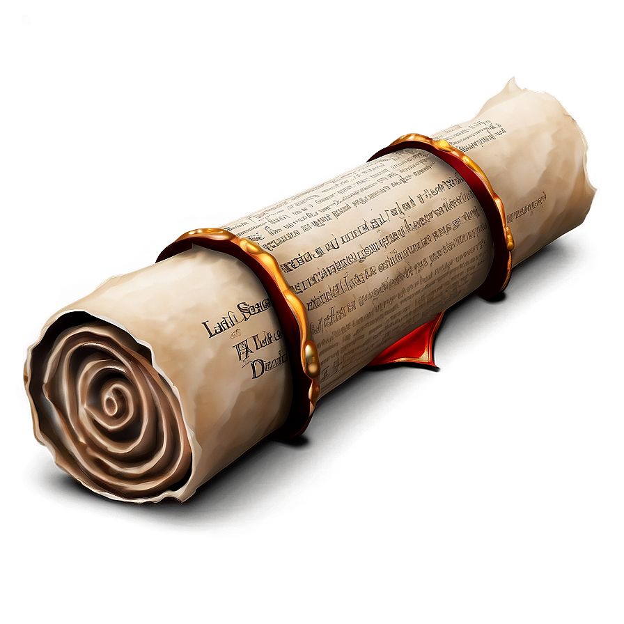 Wizard Spell Scroll Paper Png 96 PNG