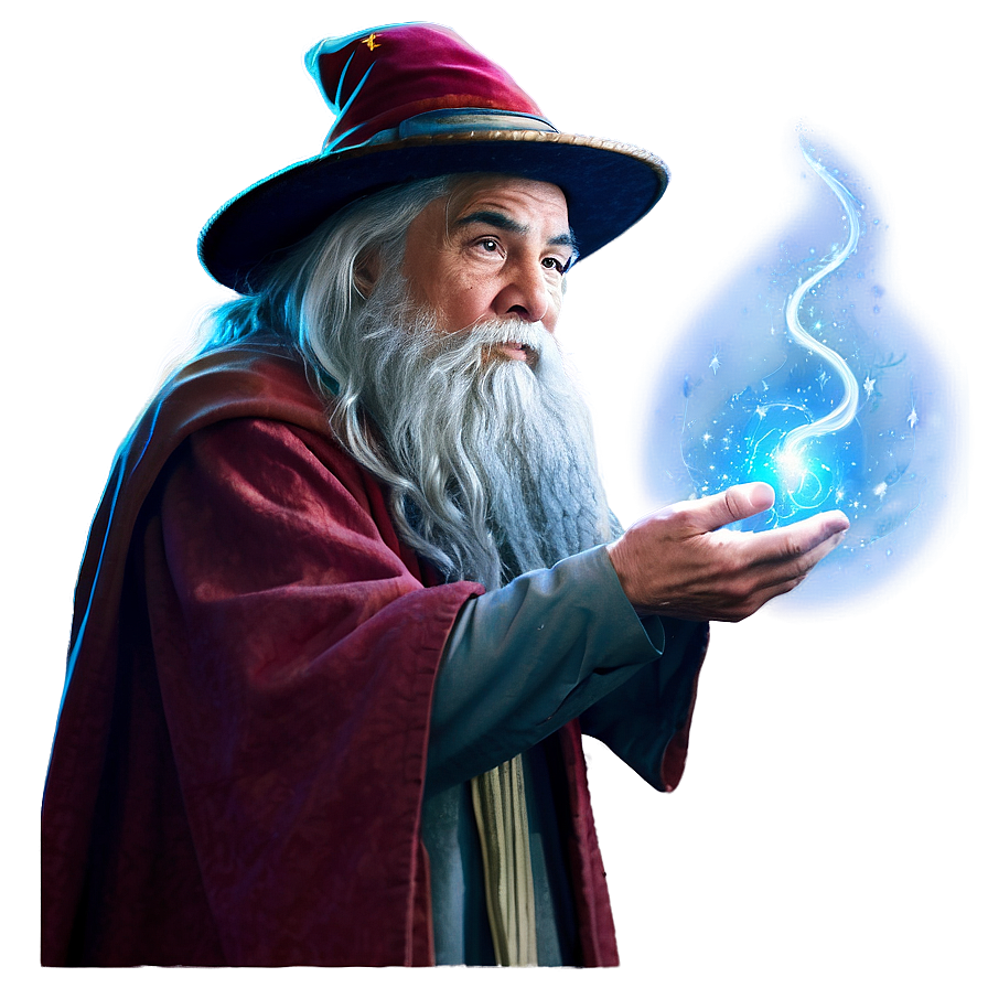 Download Wizard With Magical Familiar Png Wpr95 | Wallpapers.com