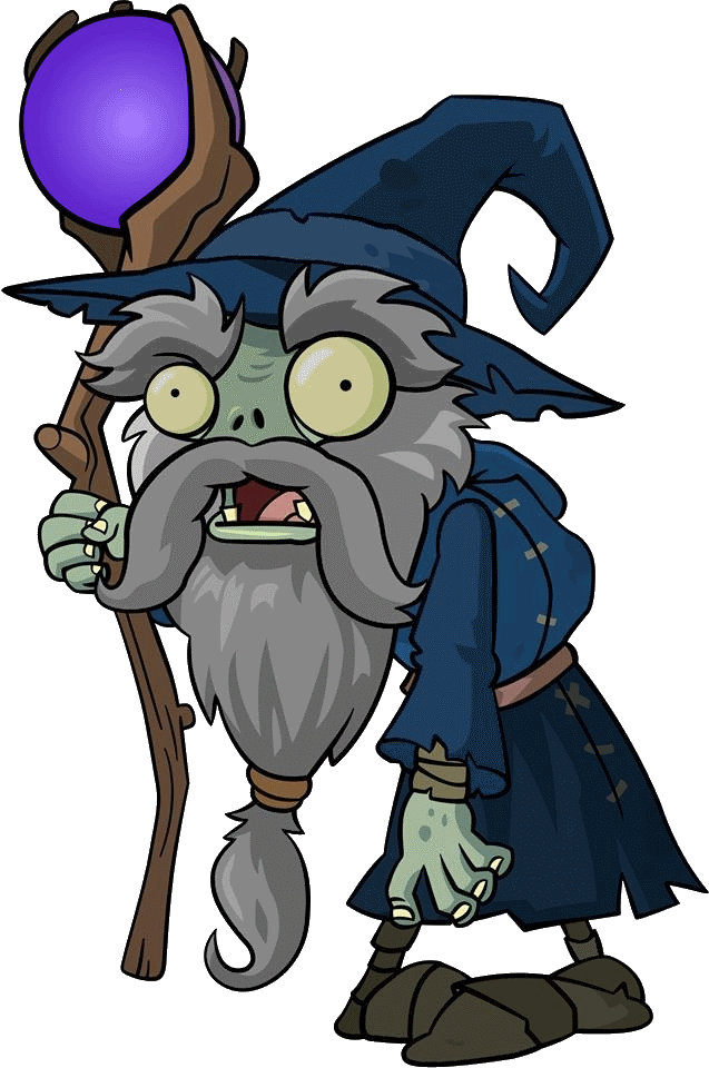 Wizard_ Zombie_ Cartoon_ Character PNG