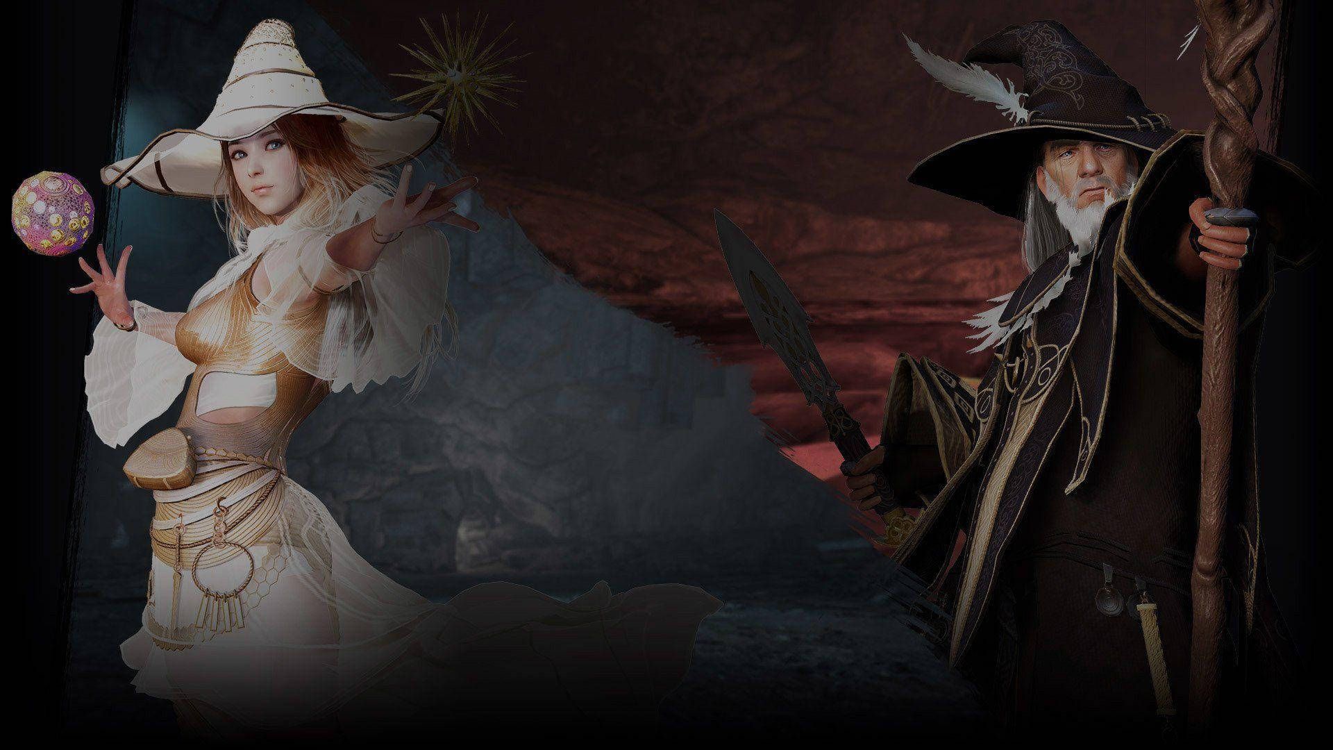 Powerful Wizard in Black Desert Online Wallpaper