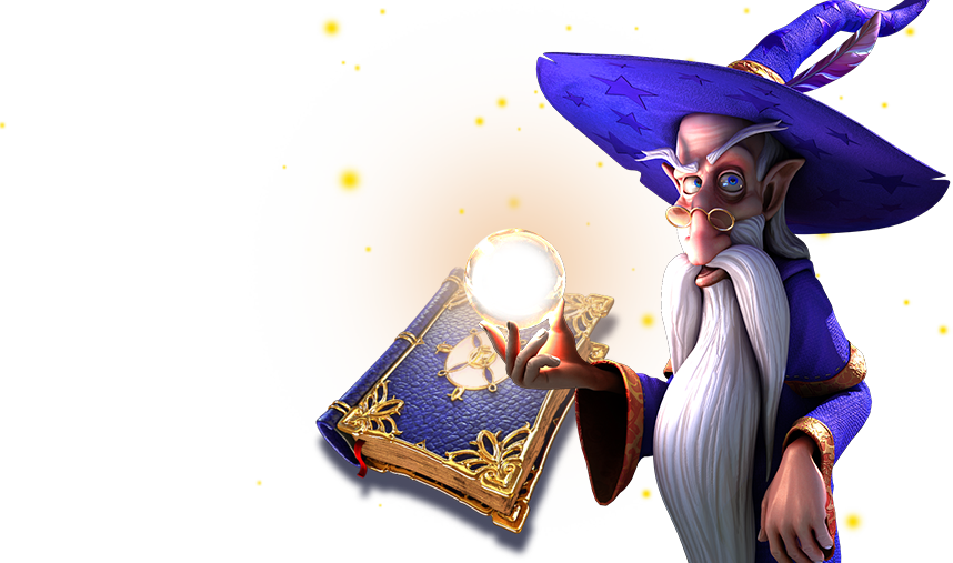 Wizardwith Crystal Balland Spellbook PNG