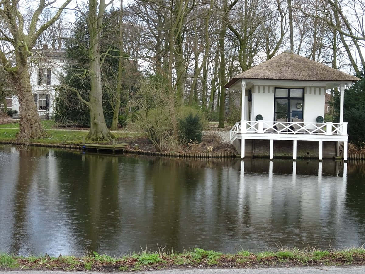 Gazebo Du Front De Mer De Woerden Fond d'écran