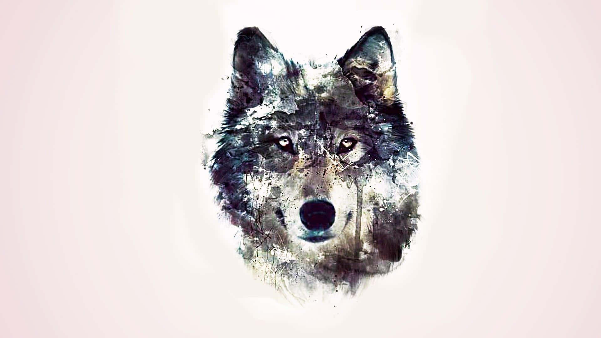 Mystical Guardian Wolf Wallpaper