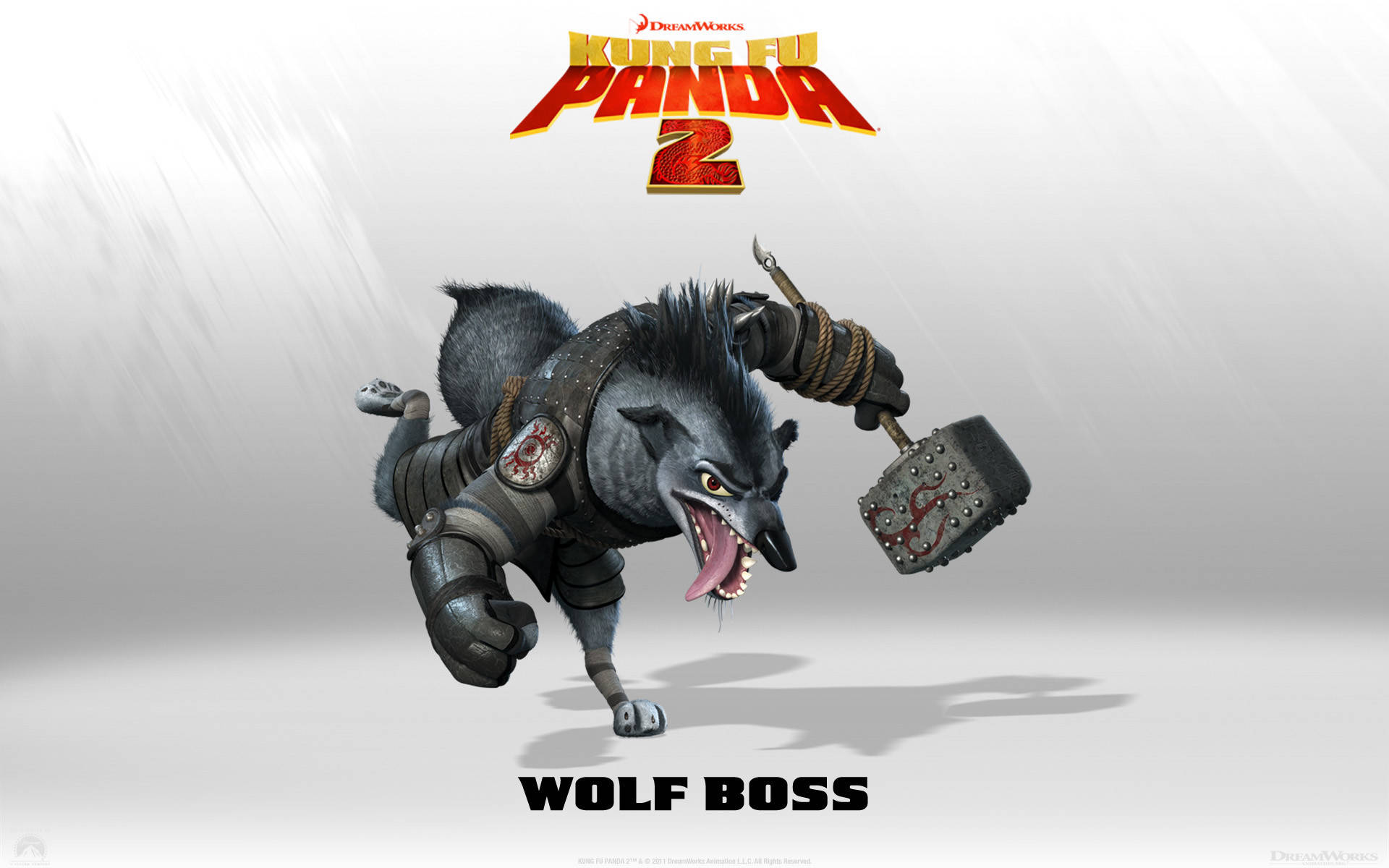 Wolf Boss From Kung Fu Panda 2 Wallpaper