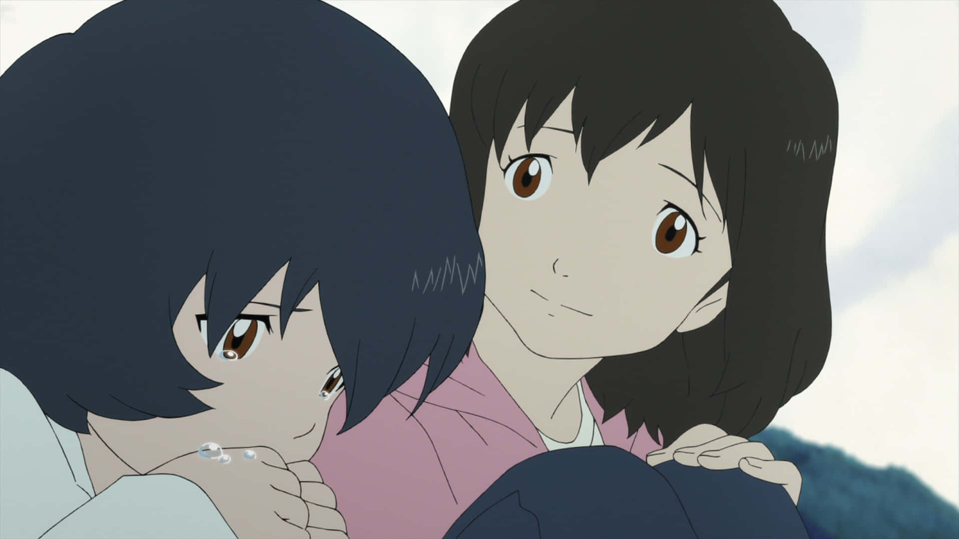 Wolf Children - Living in a World of Both Humans and Wolves" Wallpaper