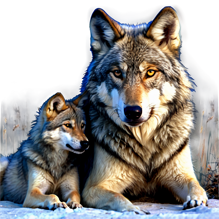 Wolf Family Love Png Cec88 PNG
