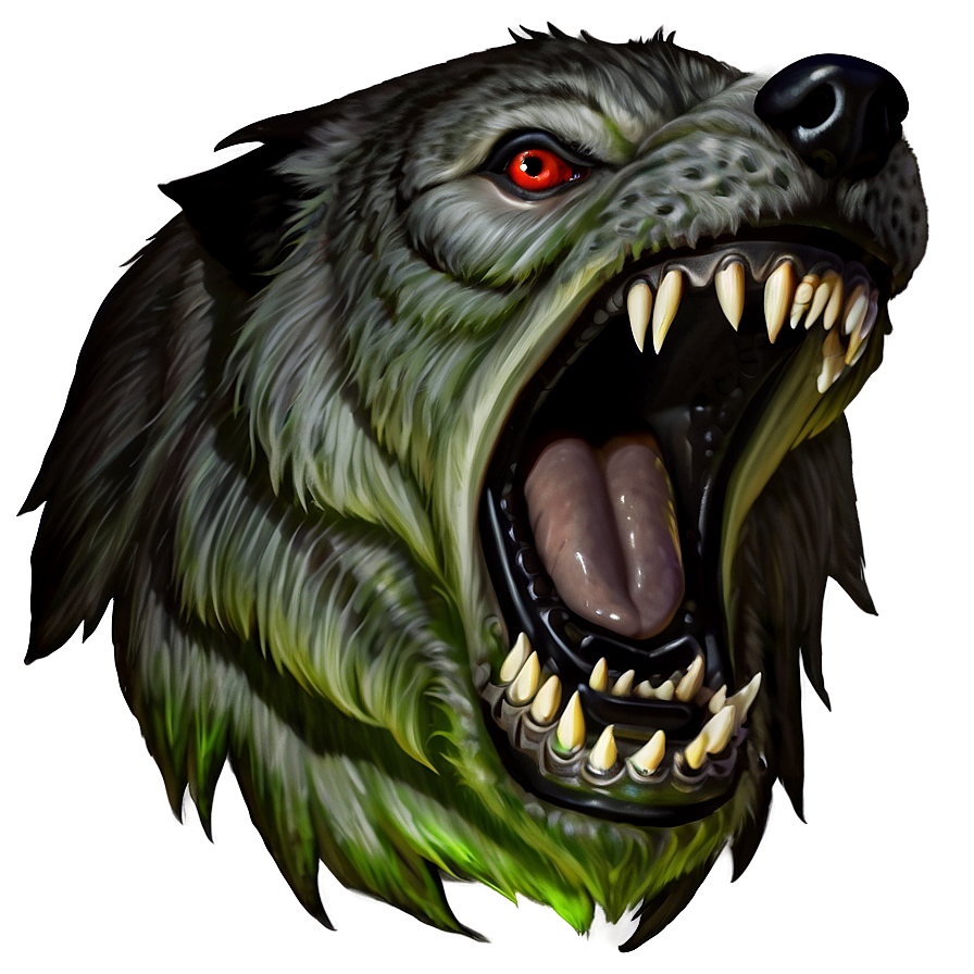 Wolf Head A PNG