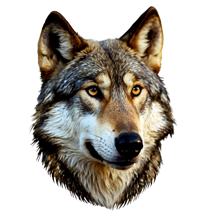 Wolf Head B PNG