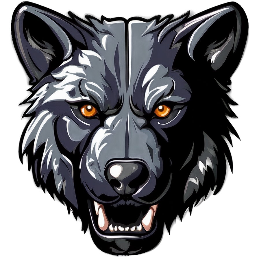 Wolf Head Logo Design Png Qsv3 PNG