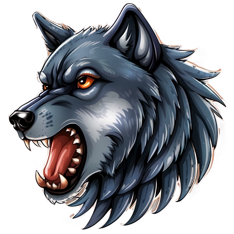 Wolf Head Logo Design Png Sxt11 PNG