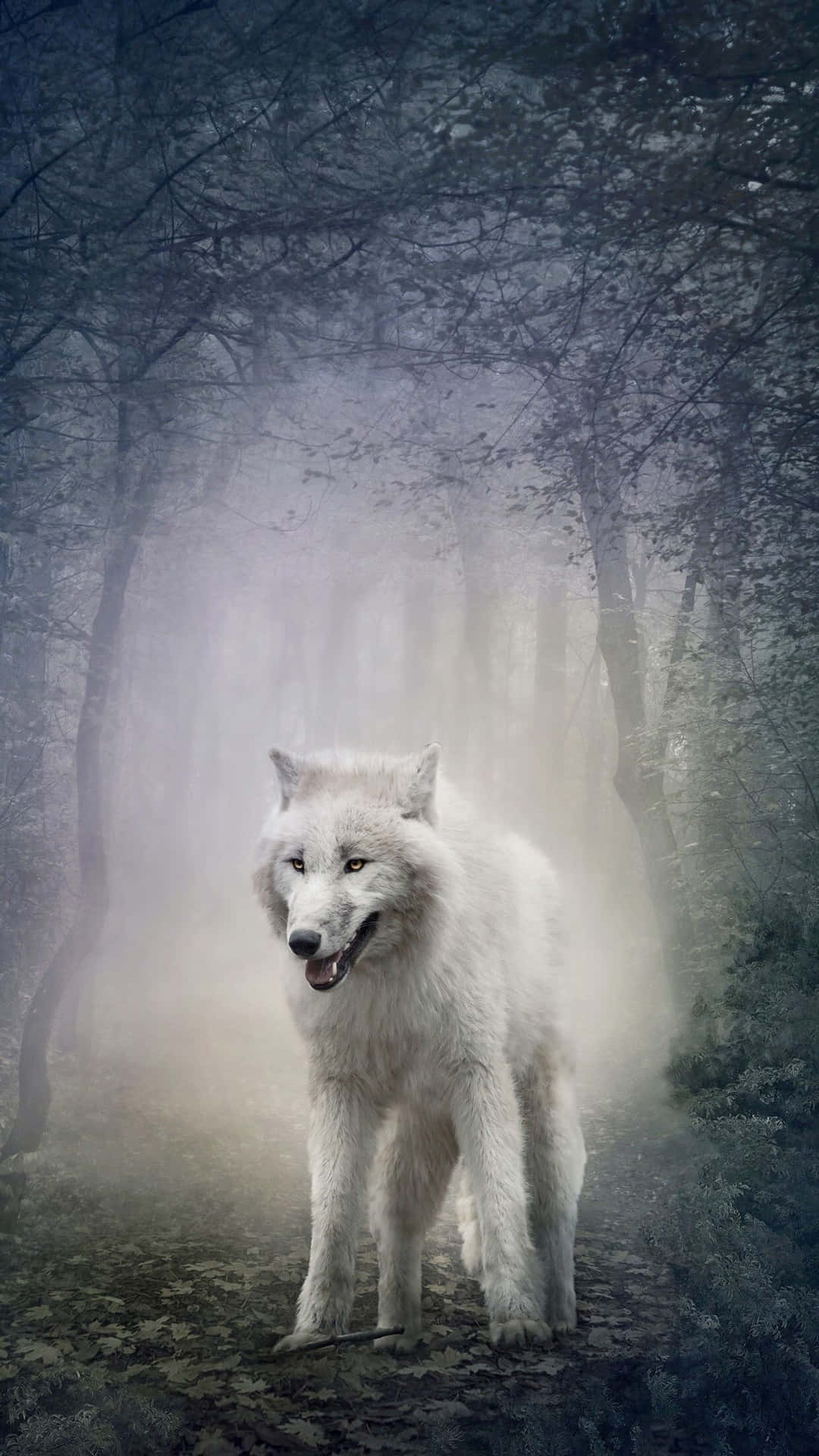 Entfessledas Wilde Innere — Wolf Iphone-hintergrundbild Wallpaper