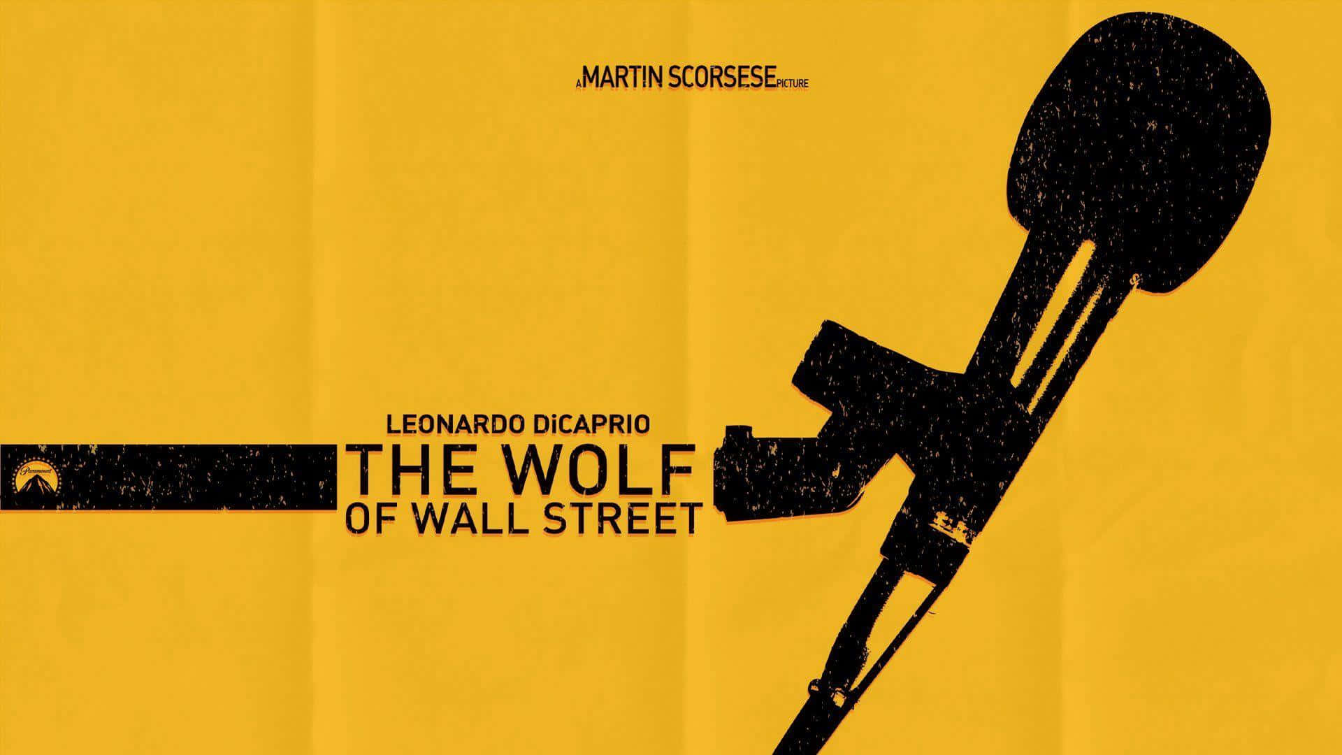 Portrait of Leonardo DiCaprio as Jordan Belfort in The Wolf of Wall Street