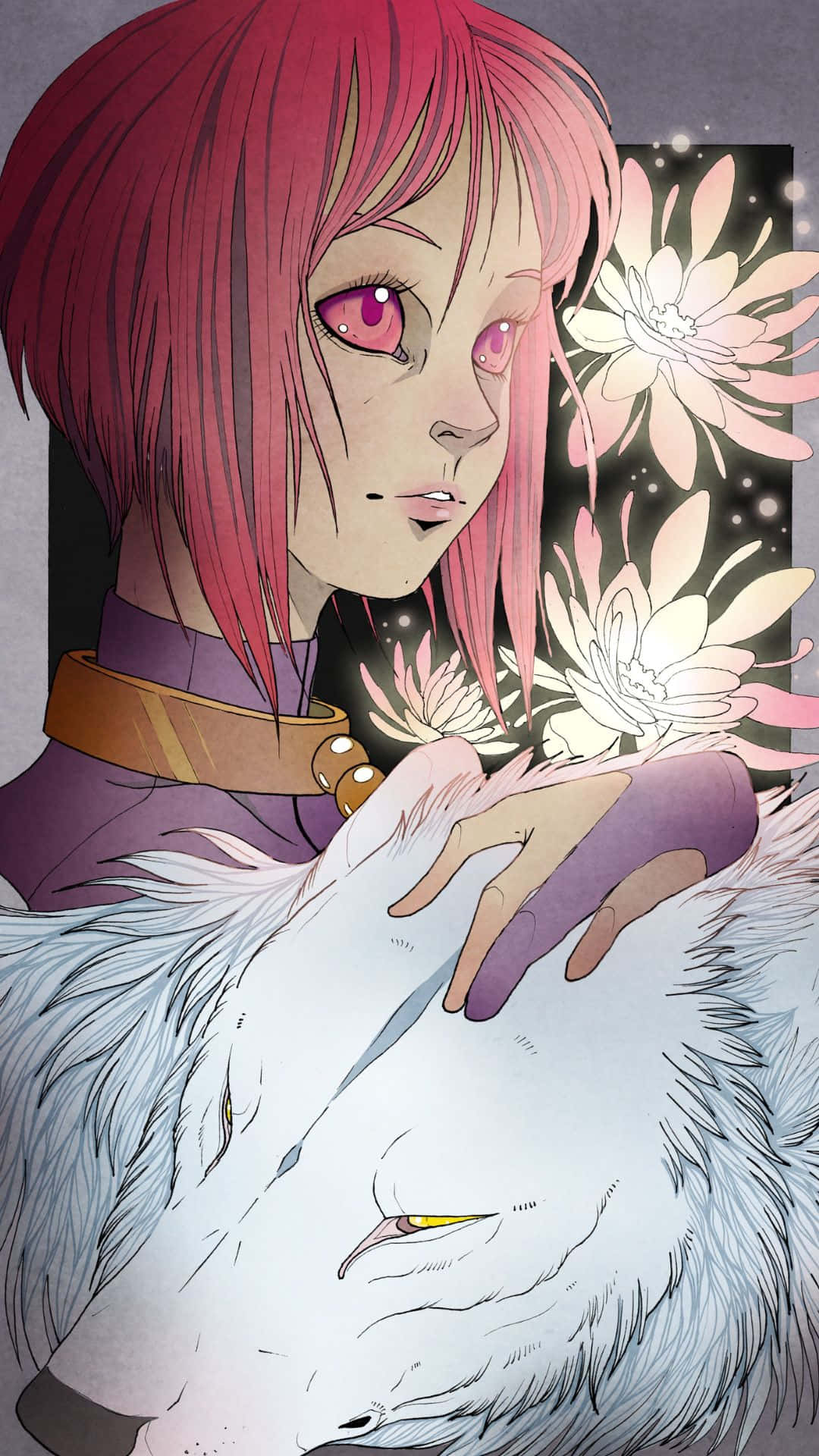 Cheza, The Flower Maiden, in the Enigmatic World of Wolf's Rain Wallpaper