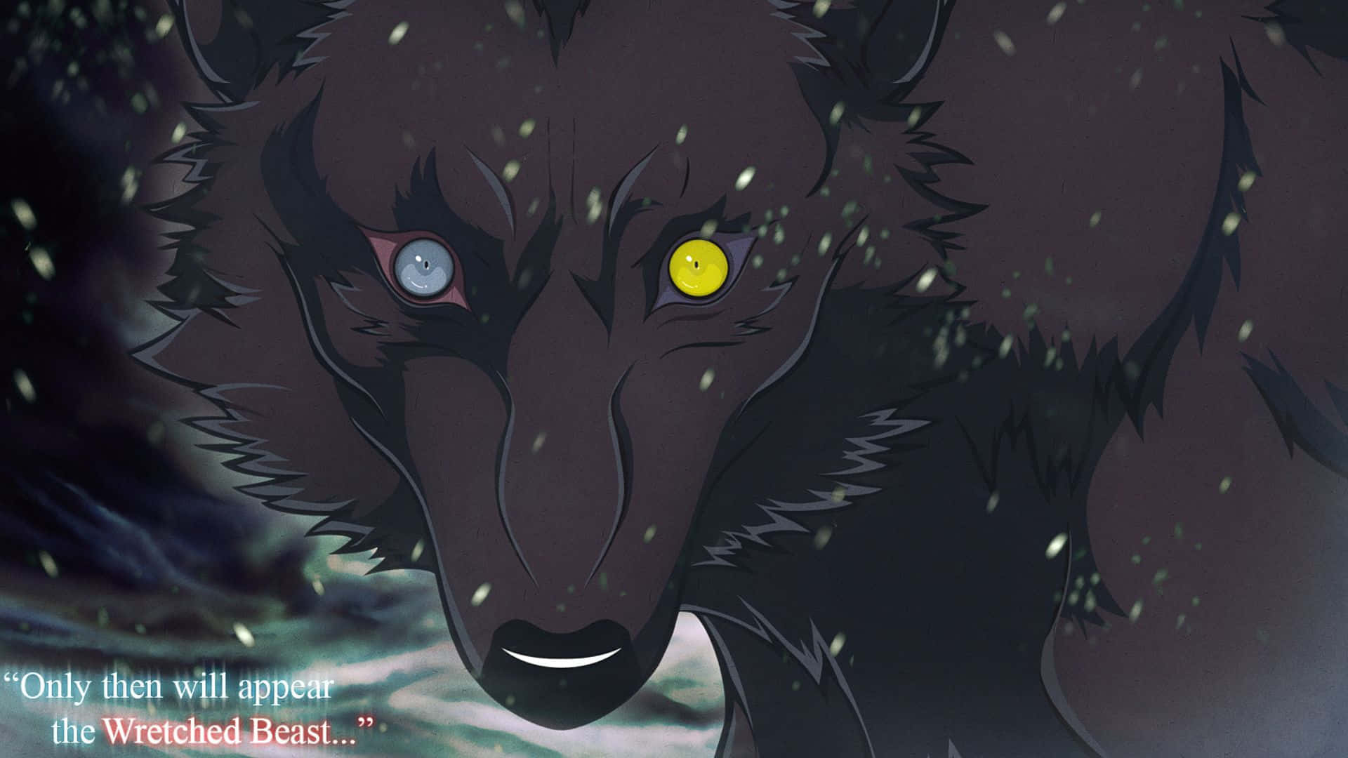 Intriguing Darcia from Wolf's Rain in a Dramatic Pose Wallpaper