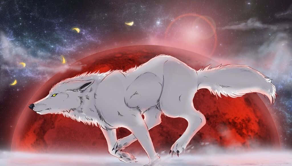 A Stance of Pride: Kiba from Wolf's Rain Wallpaper