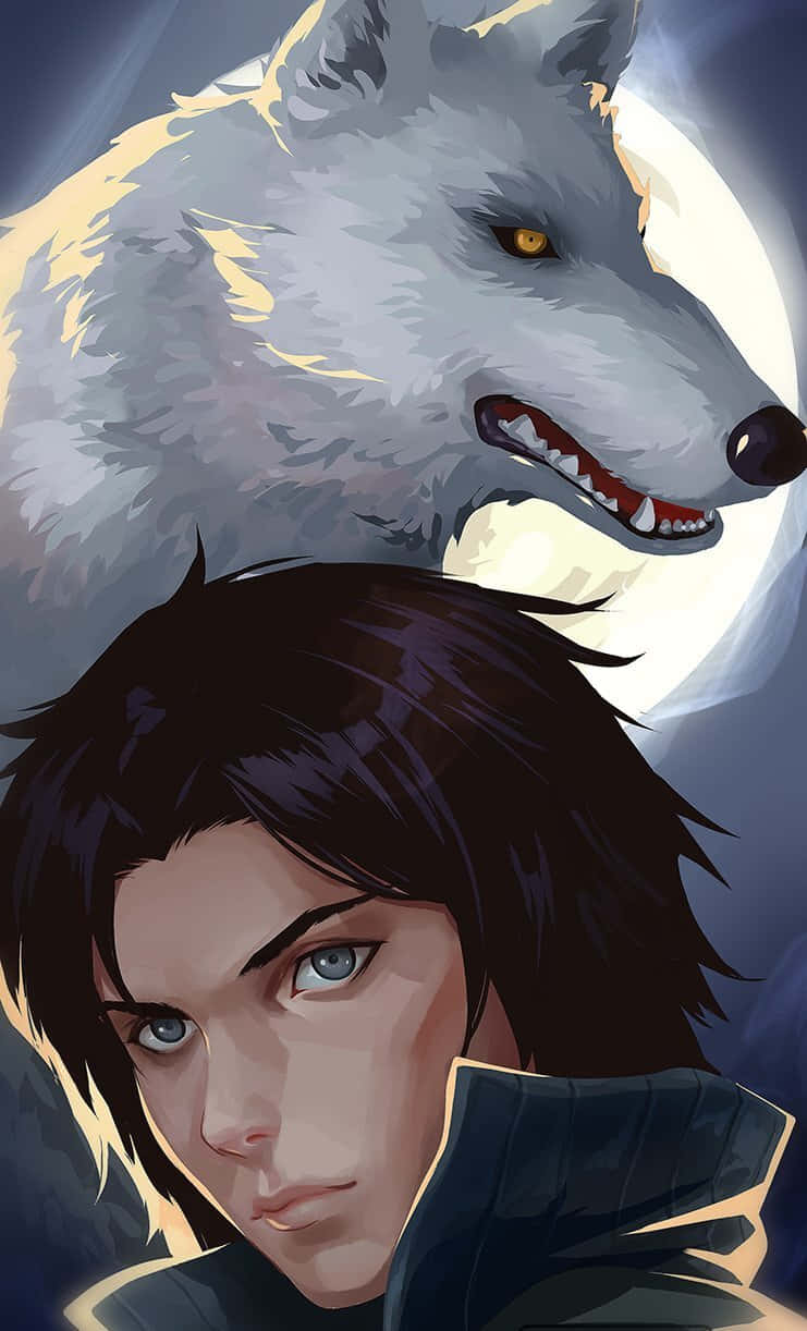 Kiba, the Leader of the Pack in Wolf's Rain Wallpaper