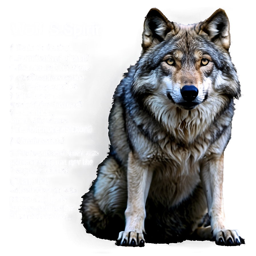 Wolf Spirit Animal Guide Png 77 PNG