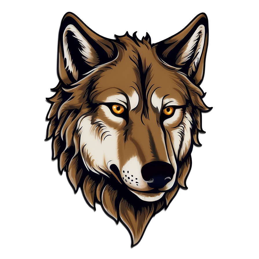 Wolf Tattoo Outline Png 47 PNG