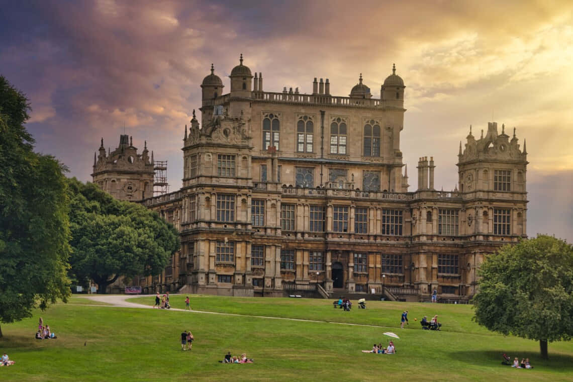 Wollaton Hall Nottingham Sunset Wallpaper