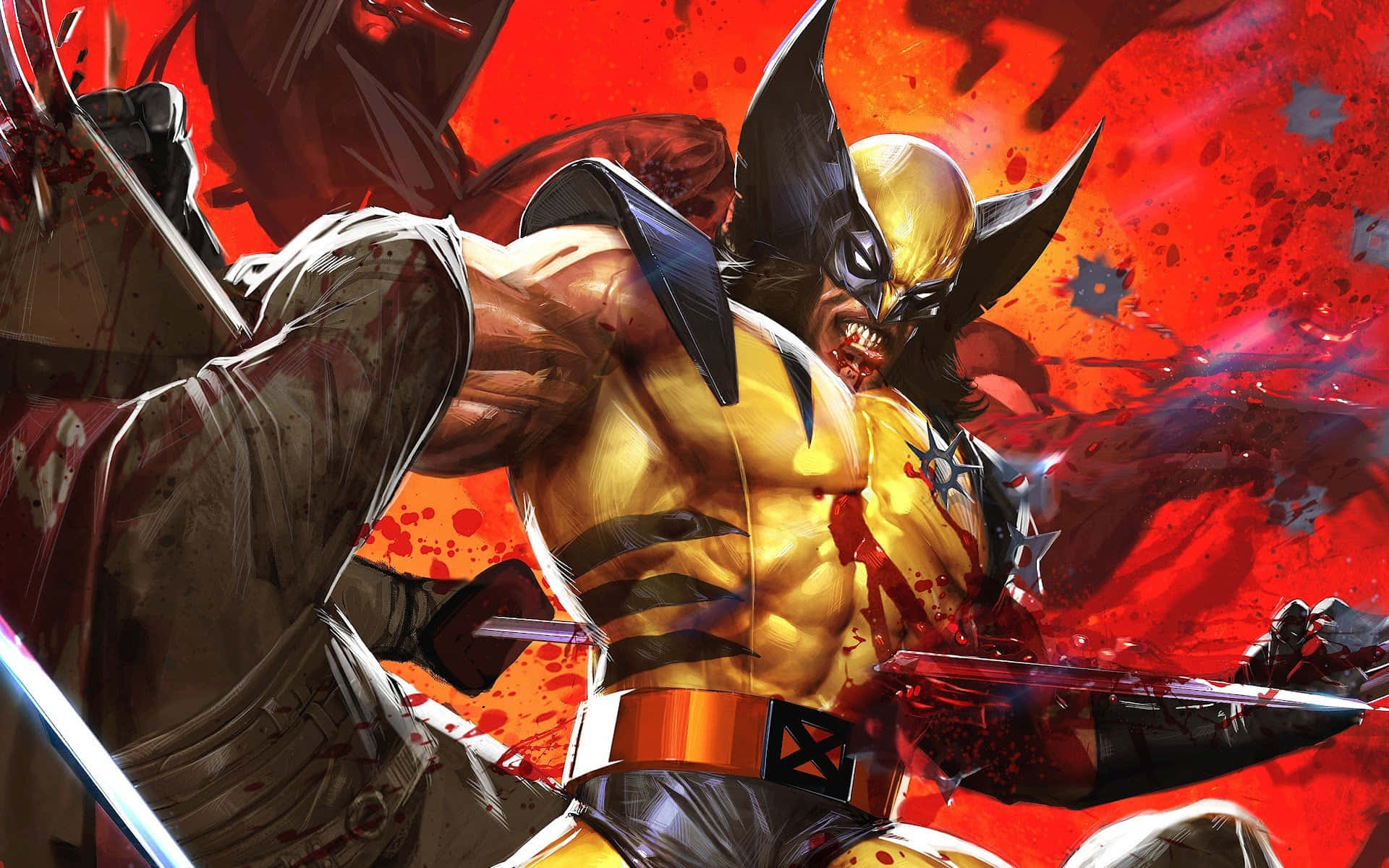 Wolverine, the powerful mutant