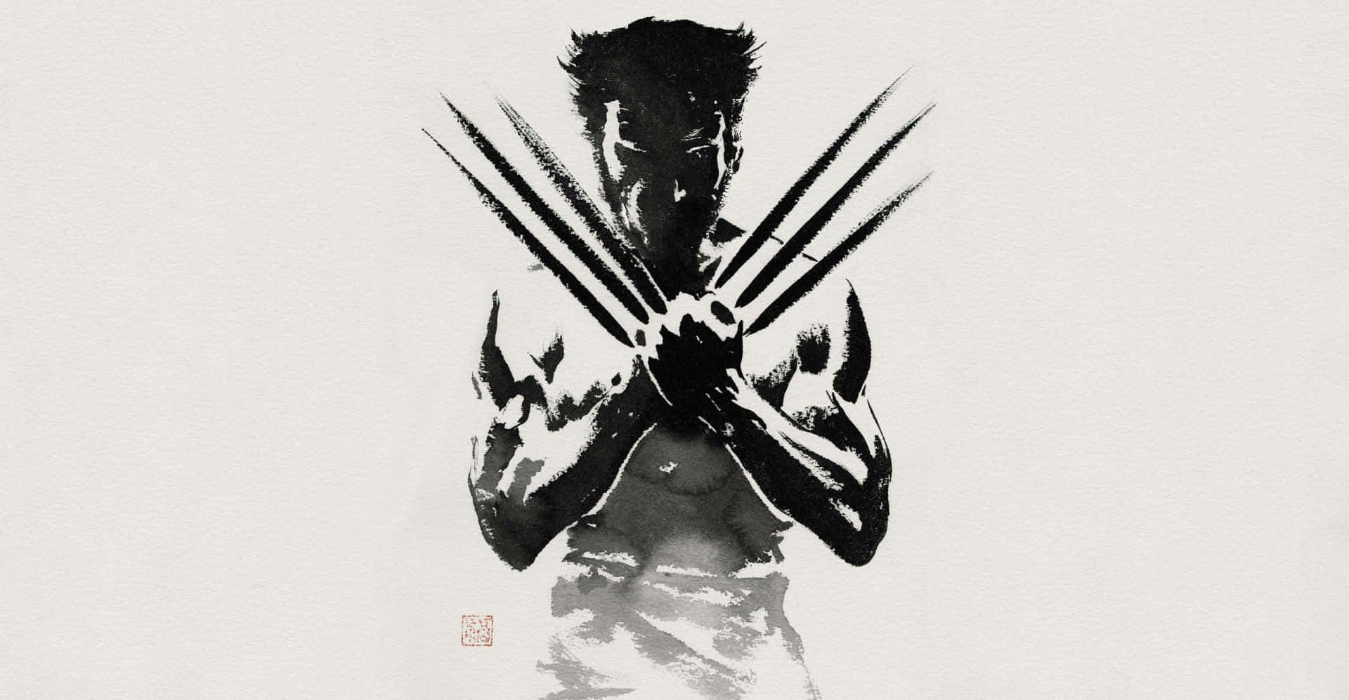 Wolverinebereit Zum Kampf.