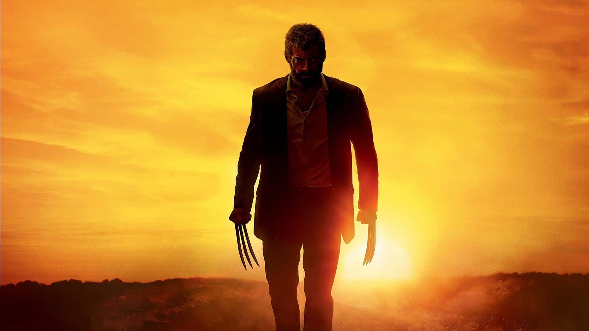 Grymframträdande Med Wolverine Som Bakgrundsbild.