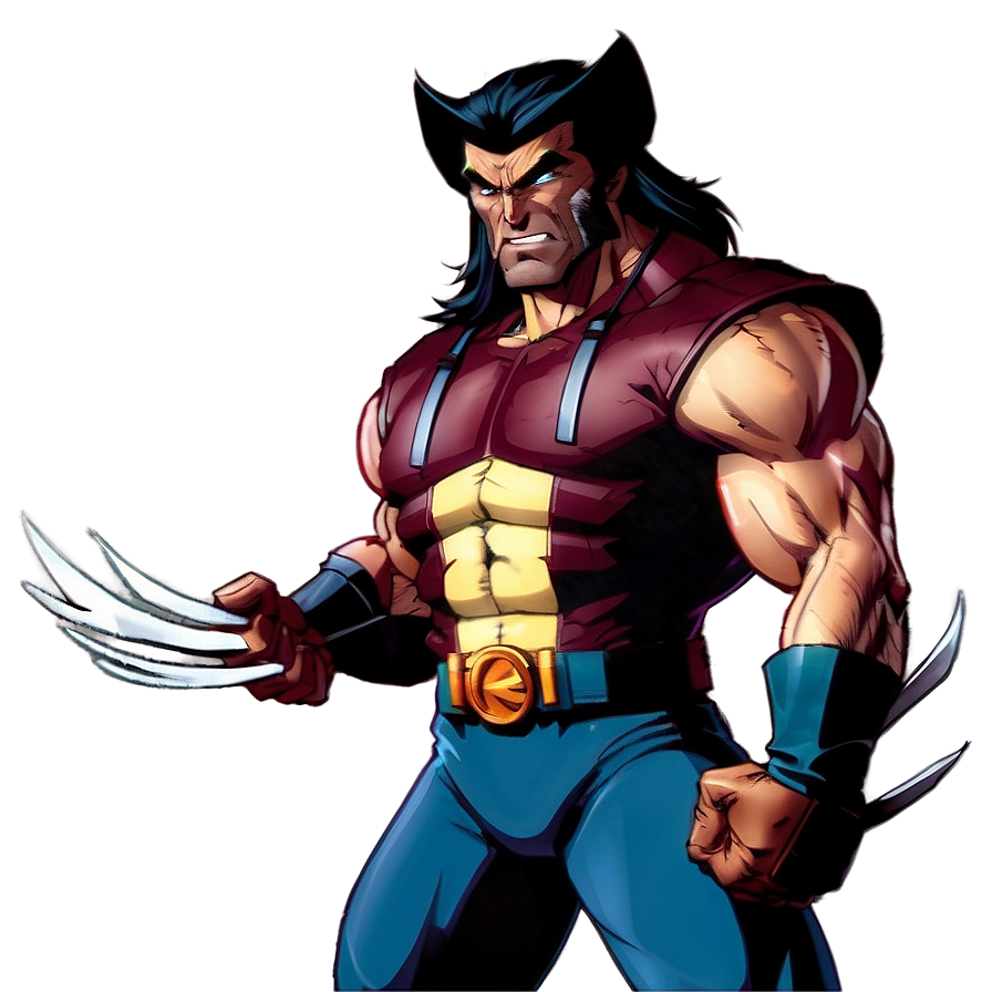 Wolverine Animated Series Png 05212024 PNG