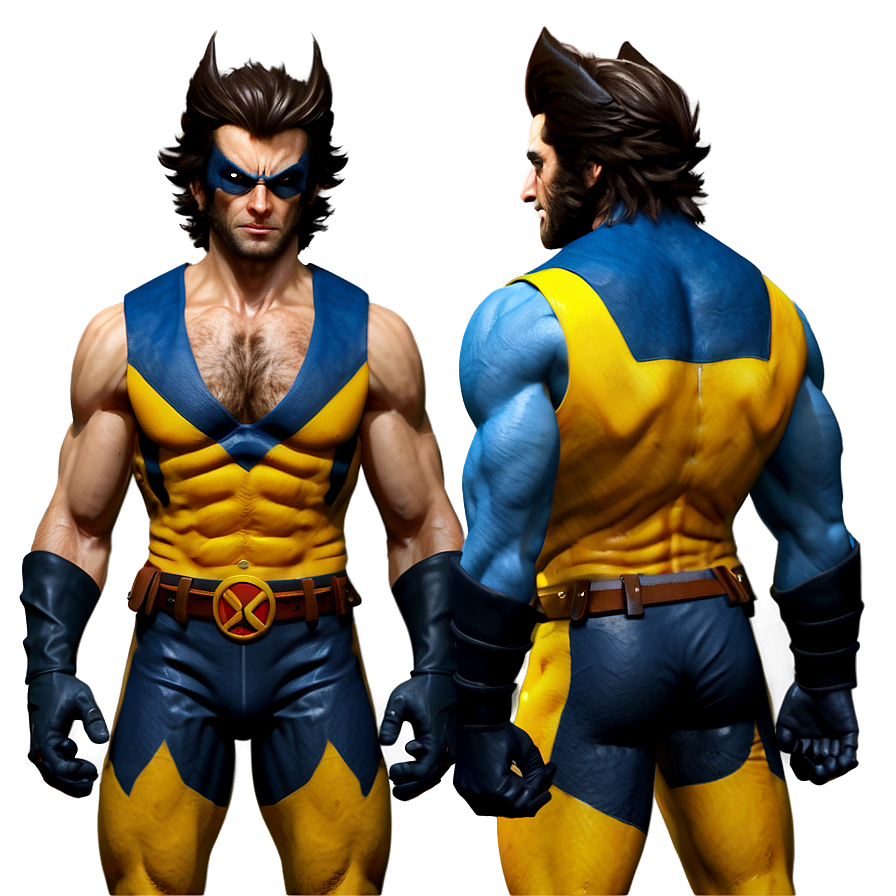 Wolverine Casual Outfit Png Lsn31 PNG