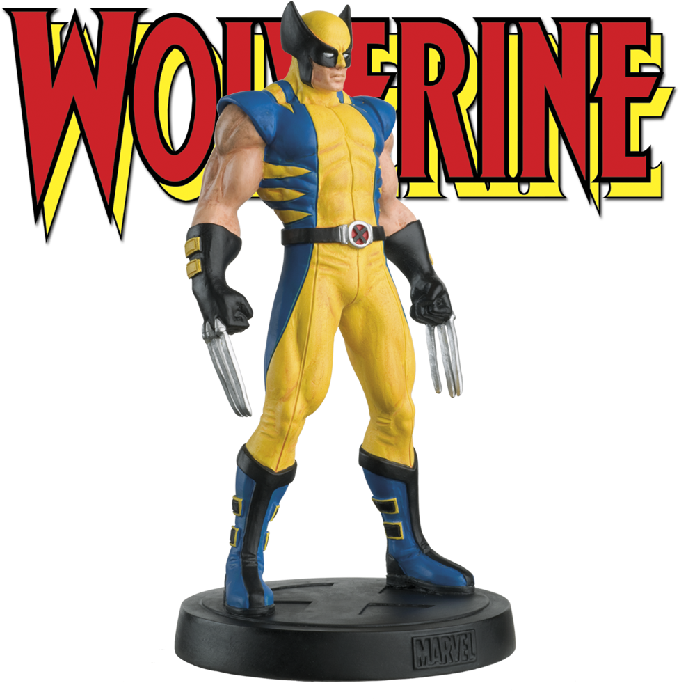 Wolverine Classic Costume Statue PNG