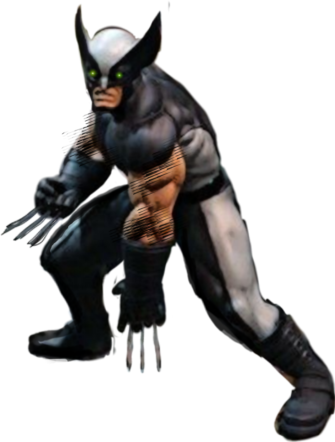 Wolverine Classic Pose PNG