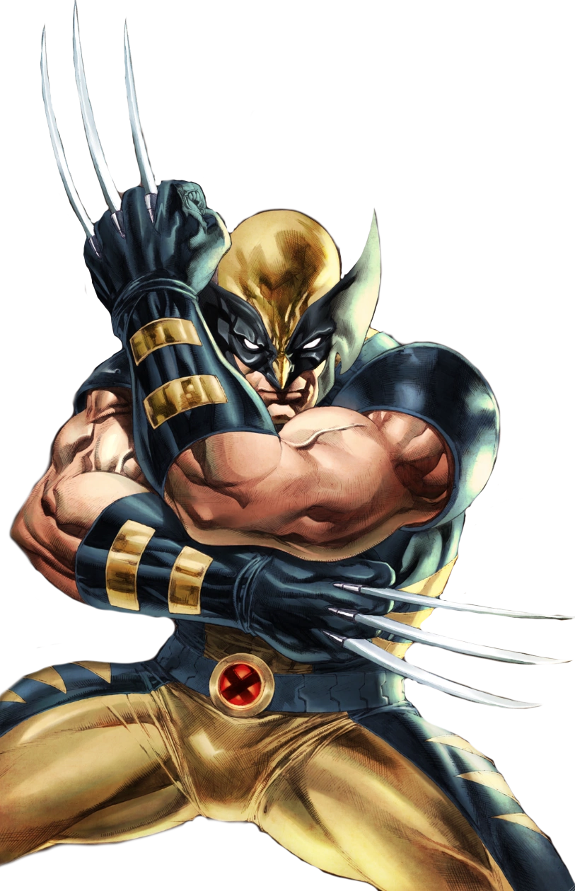 Wolverine Classic Pose PNG