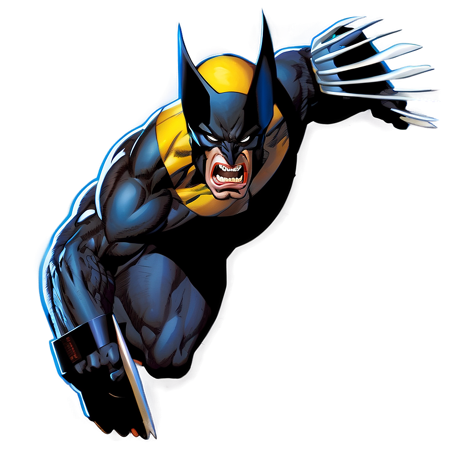 Wolverine Comic Panel Png 05212024 PNG