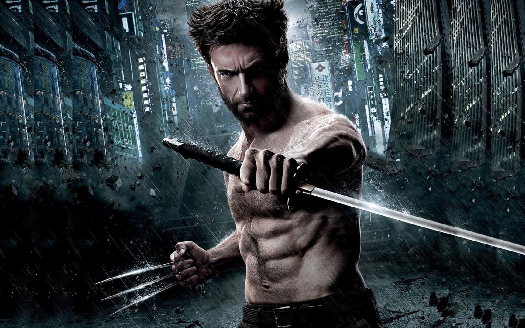 Wolverine, the man with superhuman senses and healing powers Wallpaper