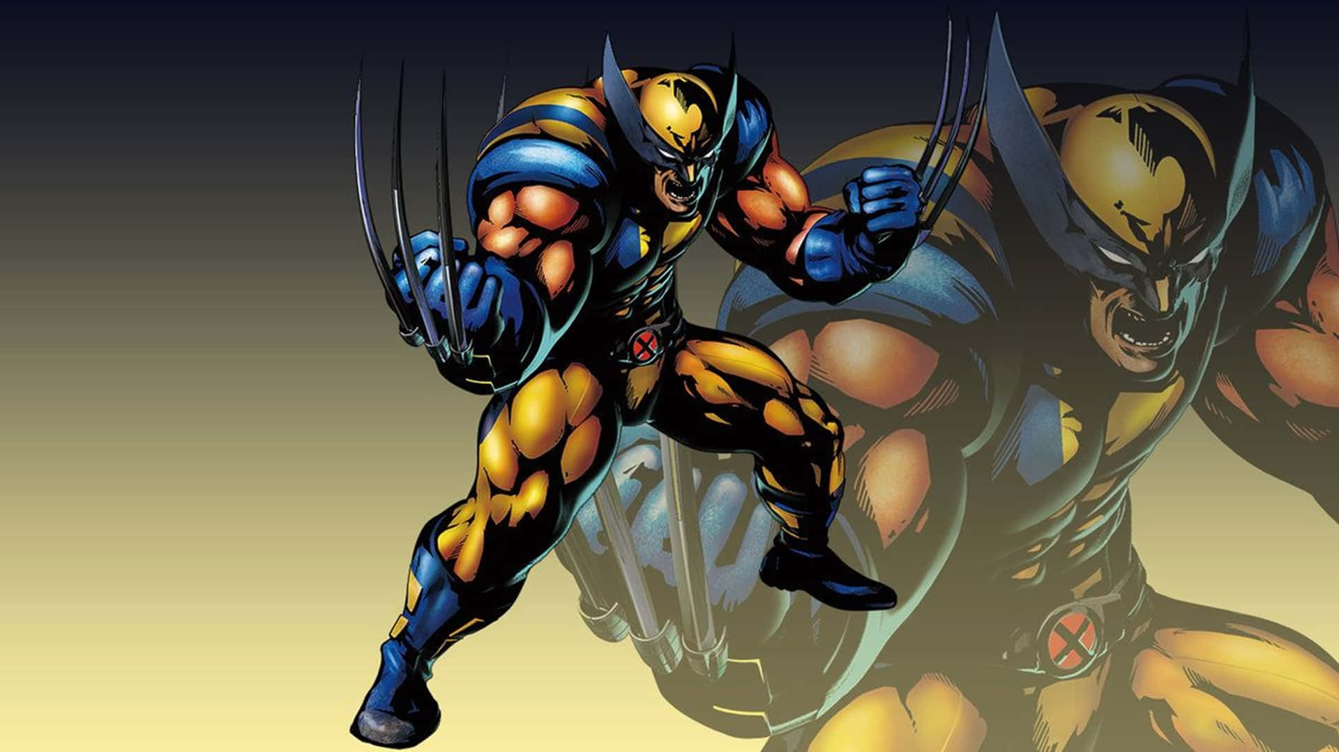Potentesuperhéroe De Marvel Wolverine En Alta Definición. Fondo de pantalla