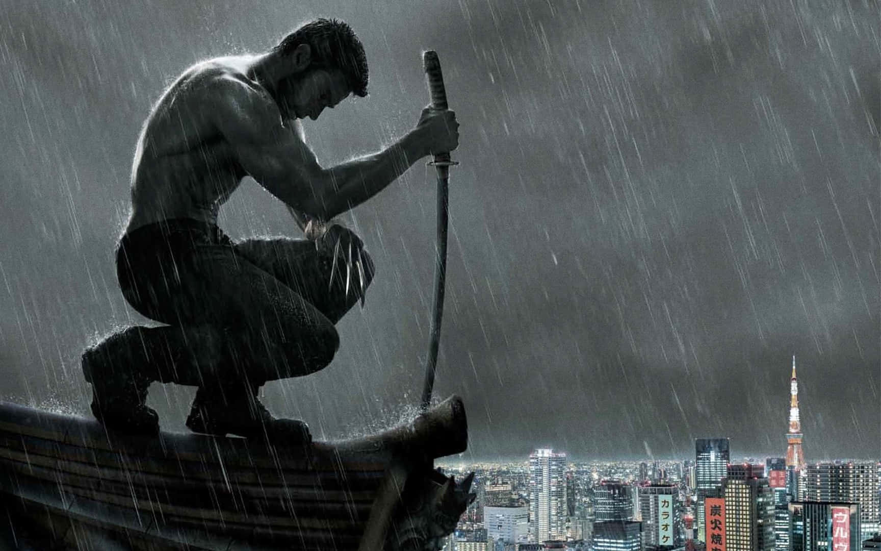 Wolverine battles for justice. Wallpaper