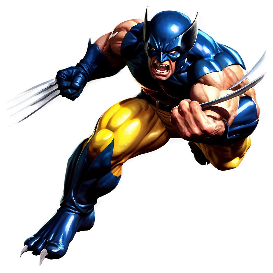 Download Wolverine Jump Attack Png Rlv38 | Wallpapers.com