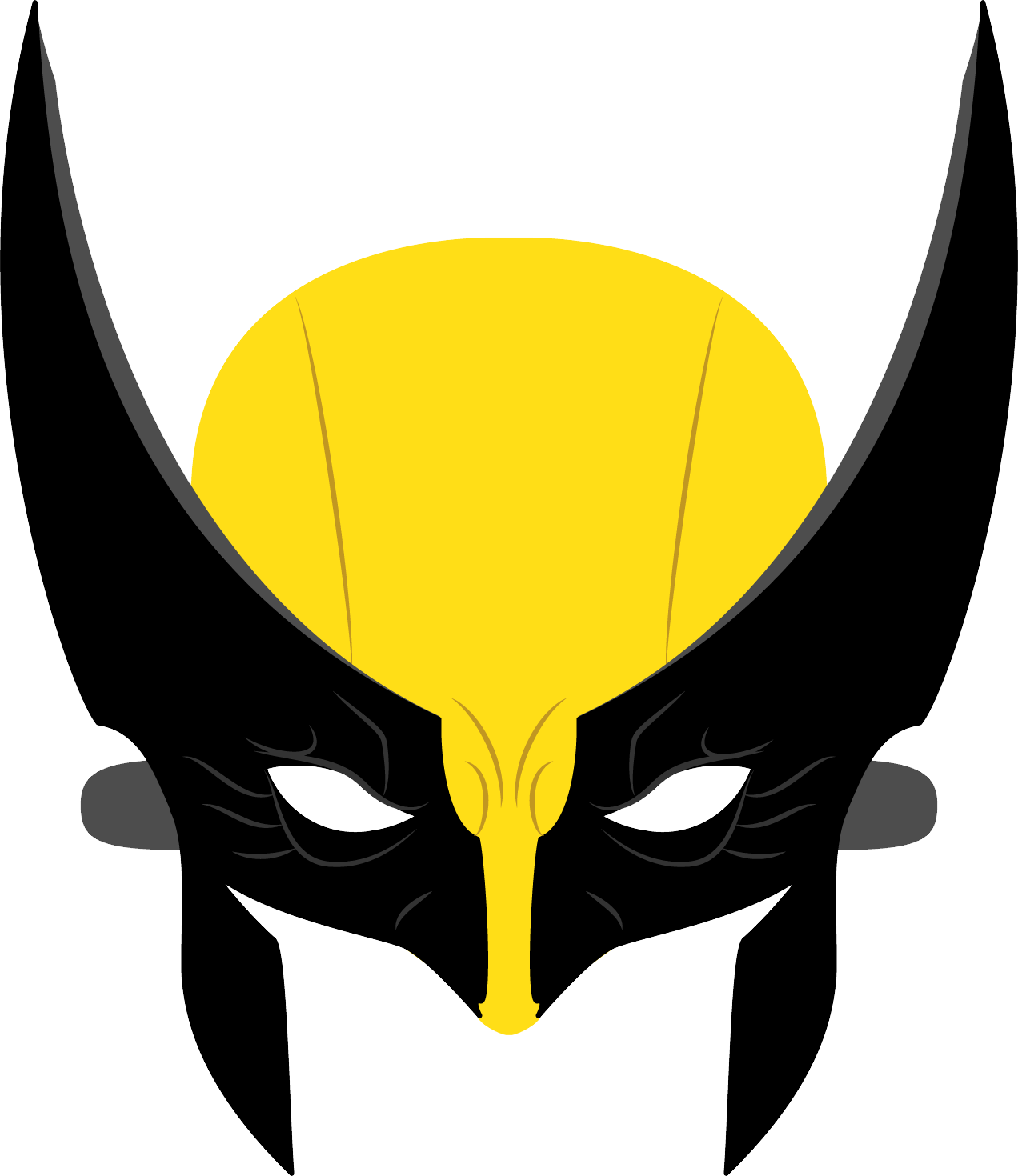 Wolverine Mask Icon PNG