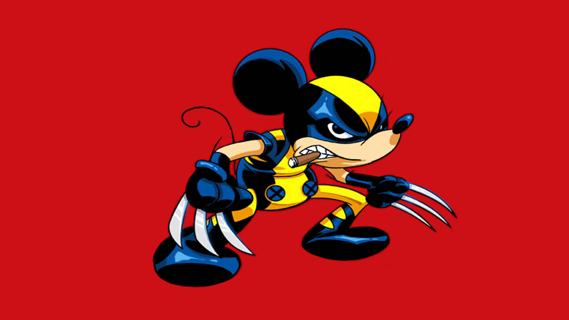 Wolverine Mickey Mouse Disney Wallpaper