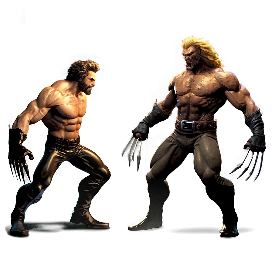 Download Wolverine Vs Sabretooth Png 22 | Wallpapers.com