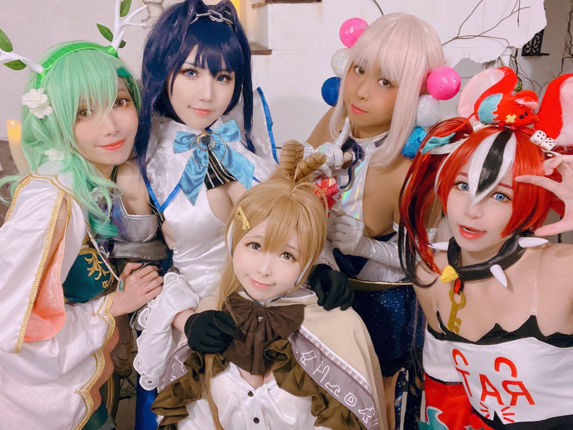 Woman Beautiful Hololive Council Cosplay Wallpaper