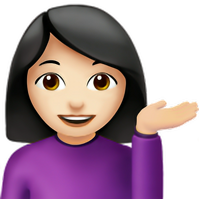 Woman Gesturing No Emoji PNG