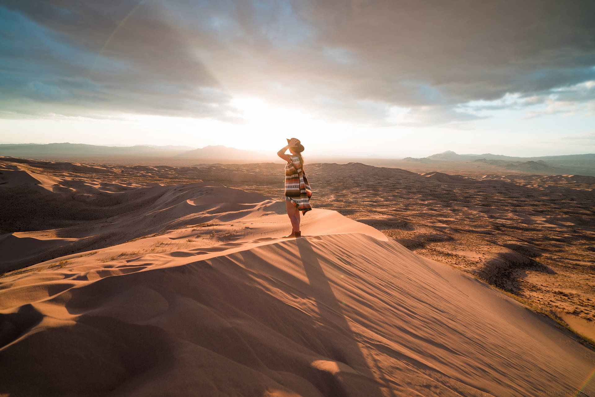 Woman In A Desert