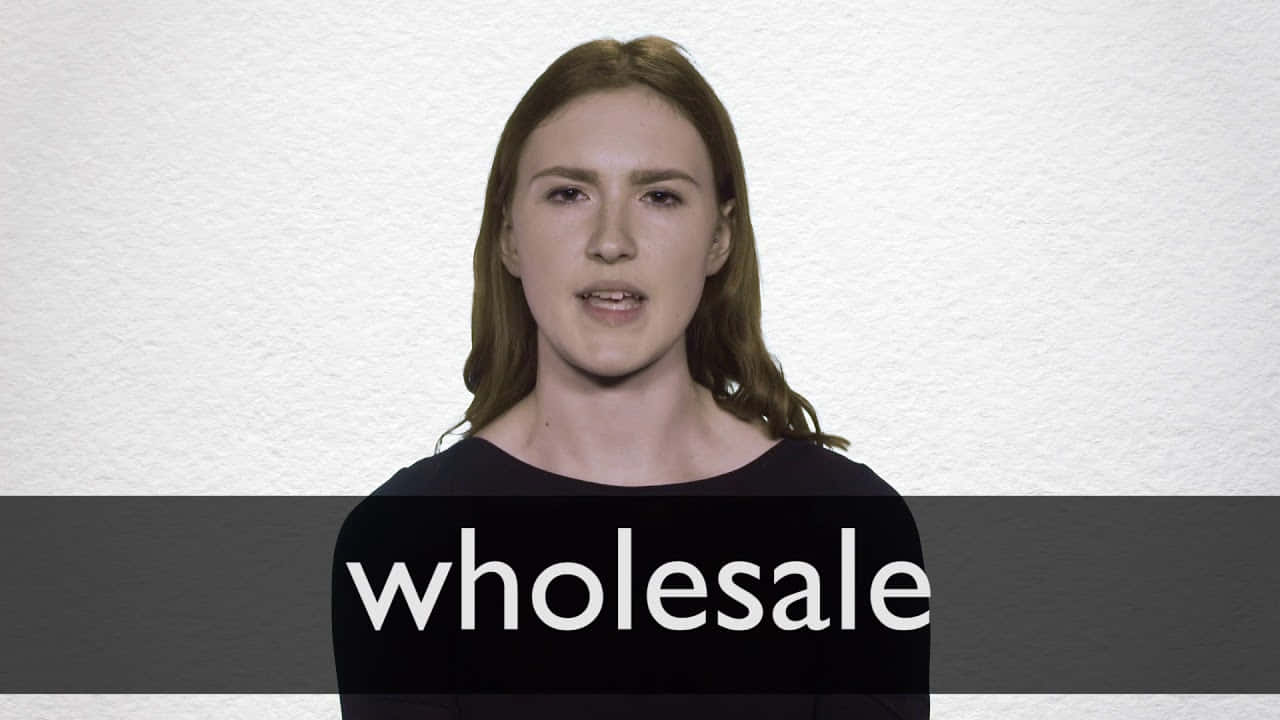 Woman Saying Wholesale Wallpaper