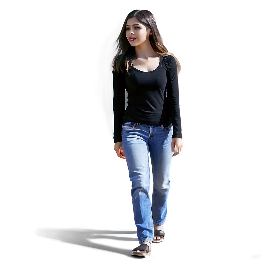 Woman Walking Alone Png Owr55 PNG