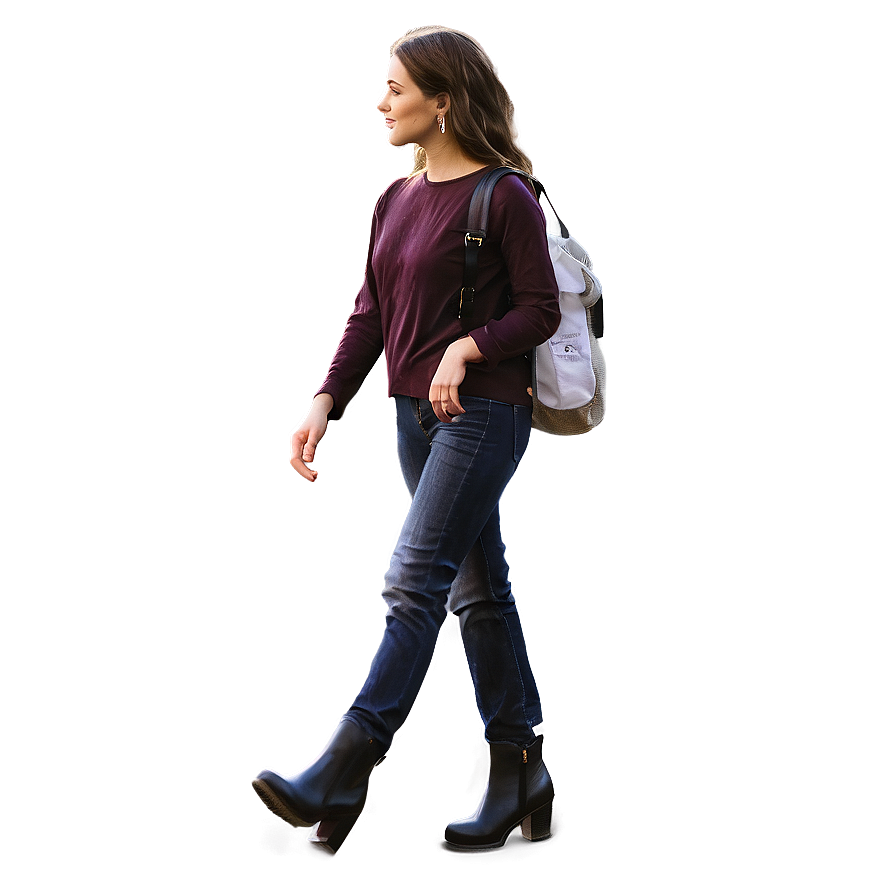 Woman Walking Away Png Oyg74 PNG